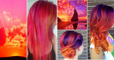 sunset hair